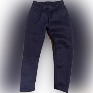 Fleece Lined Purple Leggings 4T